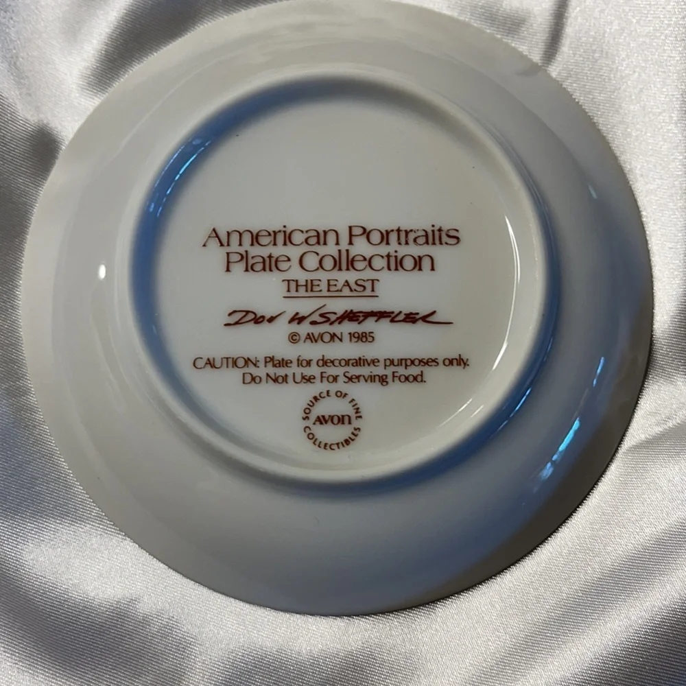 Avon (1985) Vintage Collectible “The East”American Portraits Plate Collection
